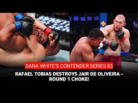 DWCS 83 results: Rafael Tobias DOMINATES Jair de Oliveira – First-Round Submission!