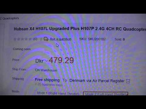 Mongo Drones 002 - Part 2 - Unboxing My First Drone Hubsan X4 108 Model 2015