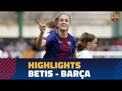 [HIGHLIGHTS] FUTBOL FEM (Liga): Betis - FC Barcelona (0-2)
