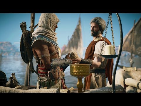 Assassin's Creed ORIGINS Gameplay Side Quest - Feeding Faiyum (Xbox One, PS4)