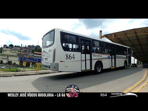 Apache VIP IV sc - MB OF-1724 BT5 dando entrada no terminal - Carro 864 Moratense
