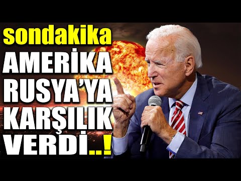 #sondakika BİDEN PUTİN'E KARŞILIK VERDİ..!! SA-VAŞ KIZIŞIYOR..!!