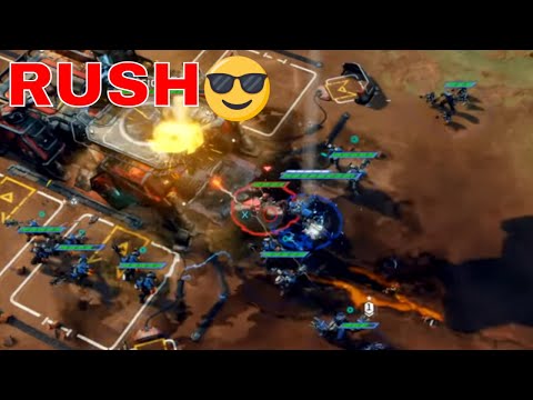 Super Fast Voridus Play Halo Wars 2 Pro Builds & Rushes