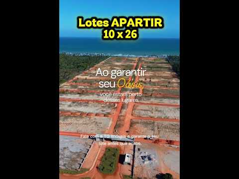 seu lugar no paraíso: Lotes pé na areia no Oásis Beach Residence! 🌊#felizdeserto #praiadotoco#praia