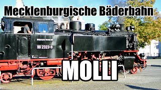 preview picture of video 'Mecklenburgische Bäderbahn Molli | Bad Doberan | Kühlungsborn | Dampfeisenbahn'