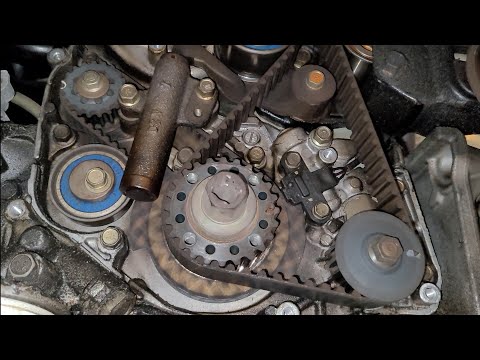 Timing belt tips and tricks + water pump & Valve Cover Gasket replacement. Mitsubishi 2.4