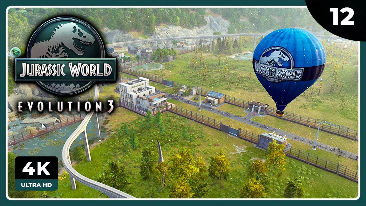 JWE3#12 | TRANSPORTE CON VISTAS | JURASSIC WORLD EVOLUTION 3 Gameplay Español