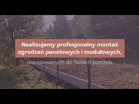 Montaż ogrodzeń panelowych i automatyki bramowej - Marcin Popiela - video
