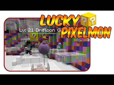Thanks Poopy moves! | Custom Lucky Blocks Mini game: Pixelmon | Ep.3