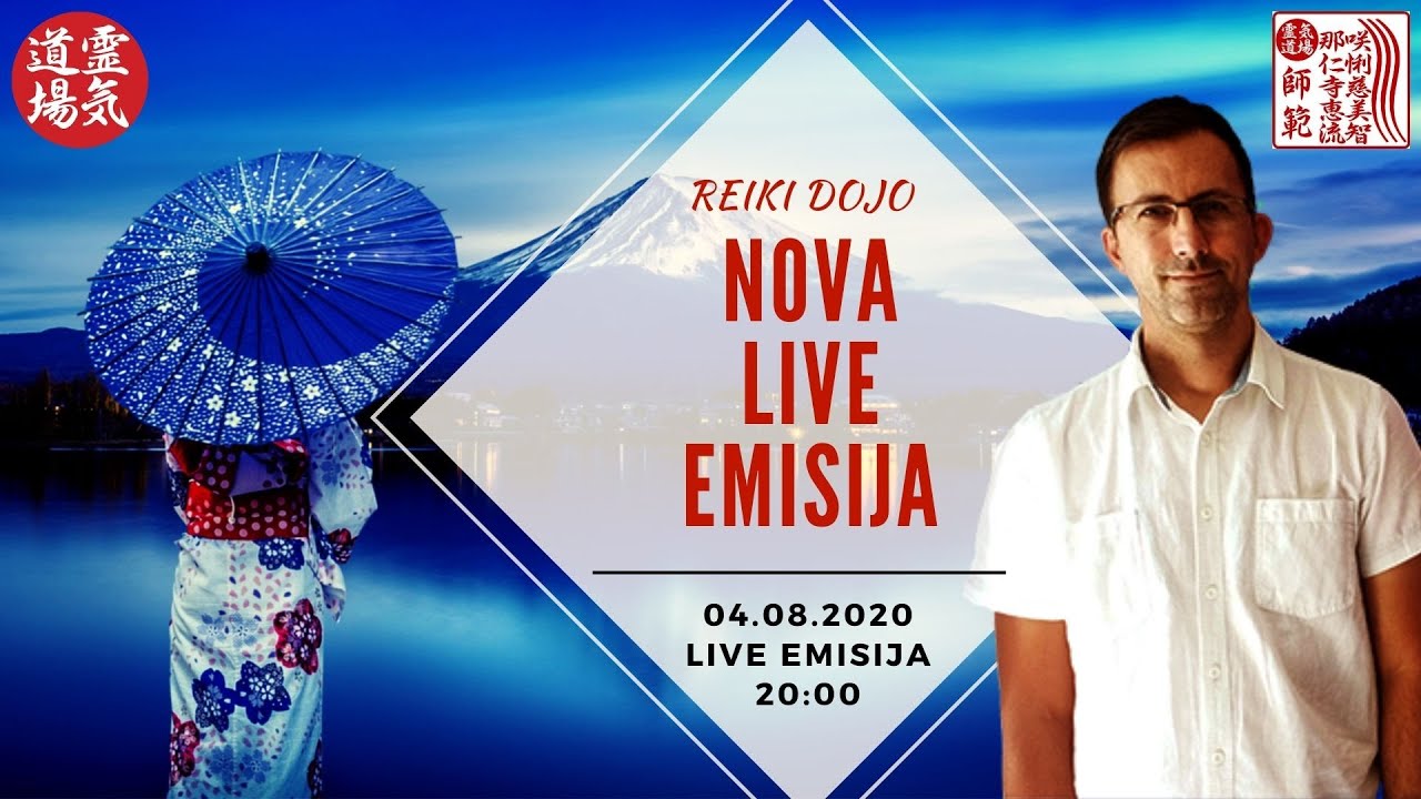 Danijel Salijević uživo - Live emisija - Reiki Dojo