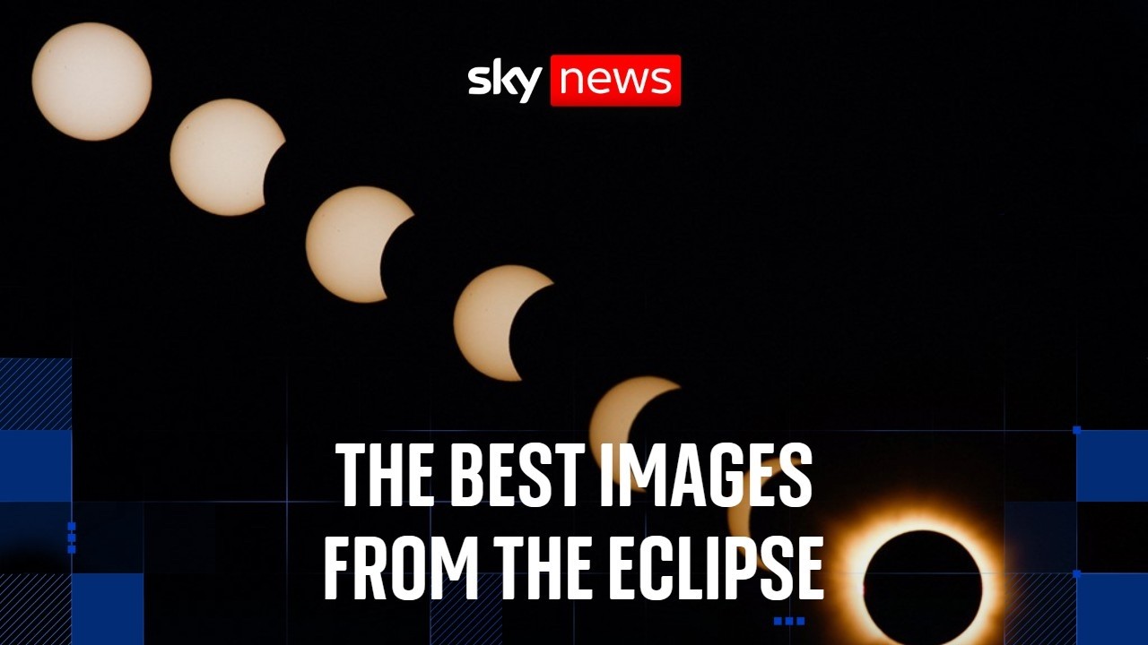 Video: Sky News covers total solar eclipse across Iceland, Spain and partial in UK