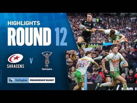 Saracens v Harlequins - HIGHLIGHTS | Penalties Make The Difference! | Gallagher Premiership 2024/25