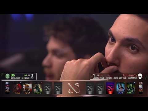 Dota 2 Boston Major 2016 - Grand Final OG vs Ad Finem Game 4