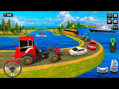 Real Cargo Truck Pulling Simulator - Offroad Chained Car Towing Rescue - Android GamePlay