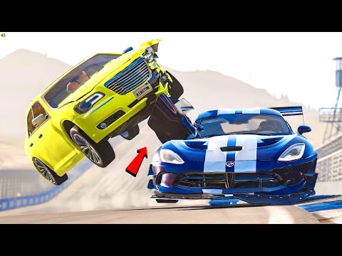 Out of Control Traffic Crashes #34 [BeamNG Drive