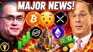 HUGE NEWS! BLACKROCK REVEALS CRYPTO AI AGENT PLANS! MASTERCARD STELLAR XLM & BINANCE CIRCLE USDC!