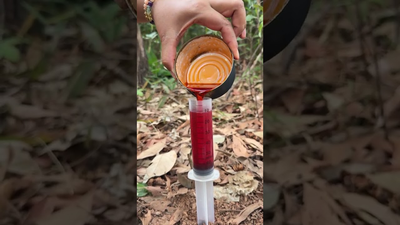 The guy makes mini soap and save to Survival camping survival skills outdoors #bushcraftskills