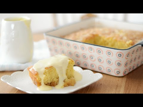 Soft Delectable Eve's Pudding (perfect with custard)