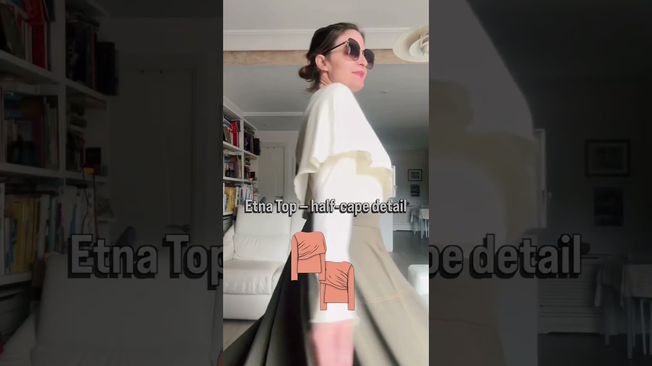 Etna knit top pattern + Louise flared skirt pattern +| Brise oversized coat pattern