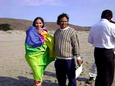 Kalpana Pandit shooting for PANITHULI/ TUM HO YAARA on the beaches of California