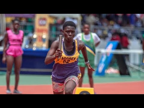 Aggrey Memorial girls win 1600m medley. Heat 2. Central Region SUPER ZONALS. 2025.