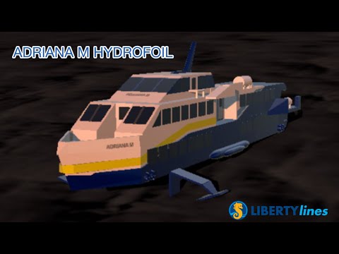  Progetto Aliscafo Adriana M azienda liberty lines su simpleplanes