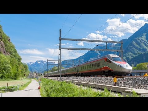 [SBB, FS, TiLo] ETR610, RABDe 500 and ETR524, Gotthard high-speed railway junction