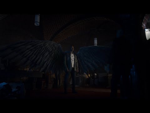 Lucifer S05E05 - Amenadiel shows his immortality and wings