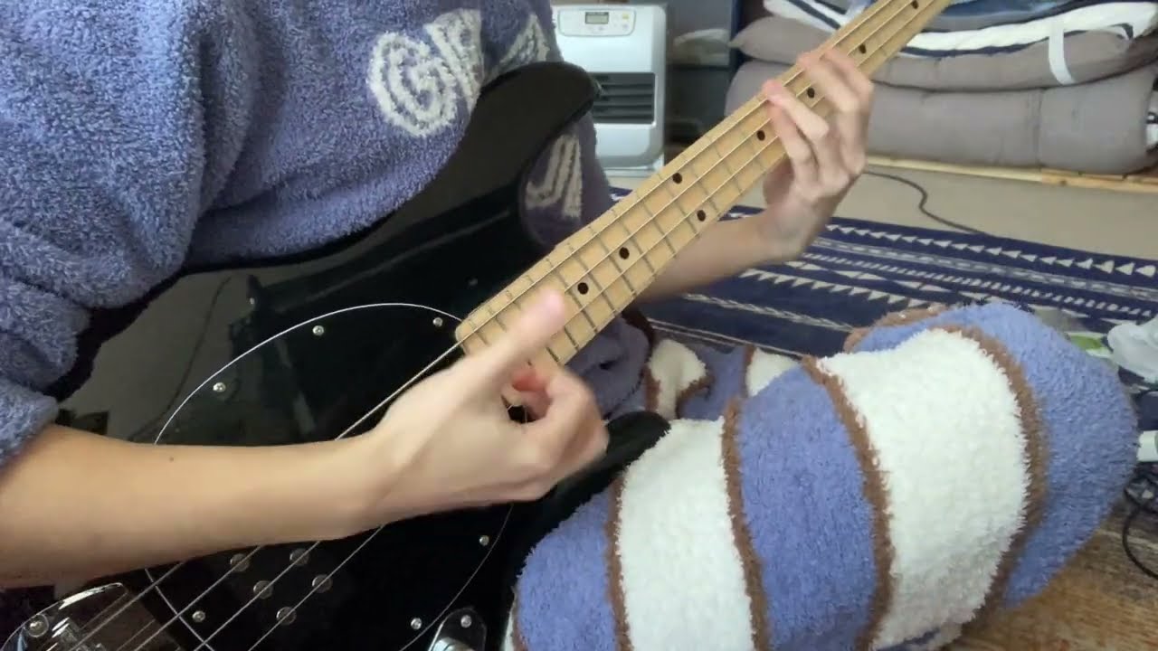 「馬鹿の一つ覚え」緑黄色社会　ベースカバー