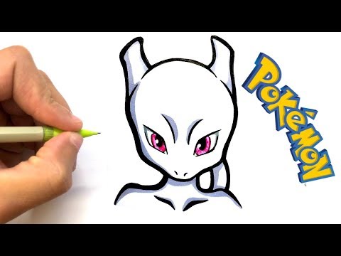 COMMENT DESSINER MEWTWO FACILEMENT POKEMON