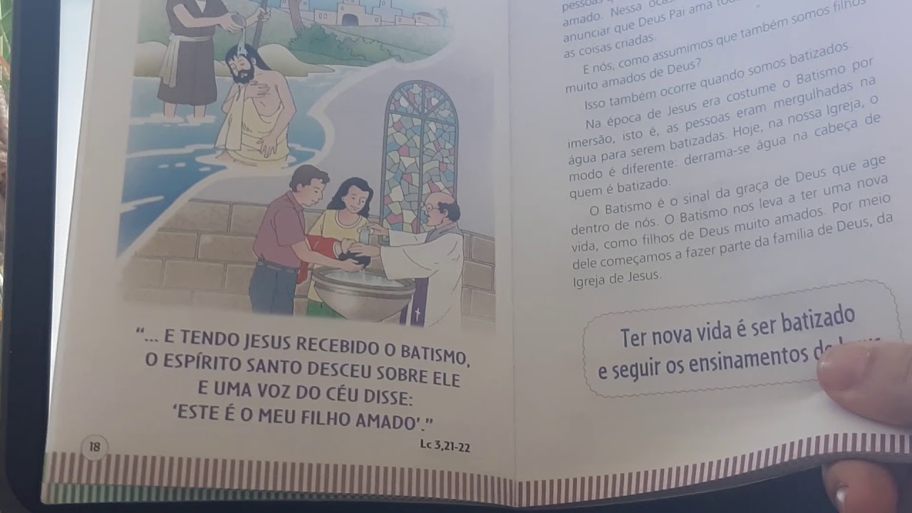 Catequese: Batismo de Jesus