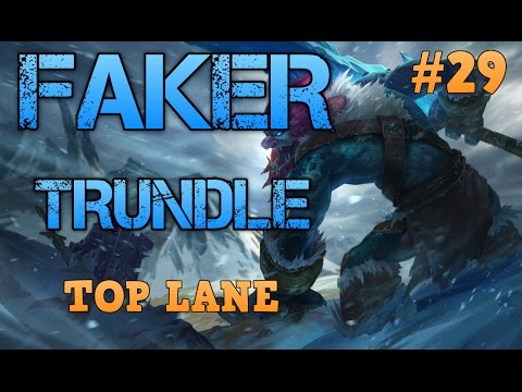 SKT T1 FAKER - Trundle vs Fiora - Top Lane - Faker Pro Replays