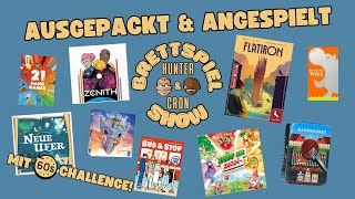 Ausgepackt & Angespielt – Hunter & Cron Brettspielshow Folge 5.1