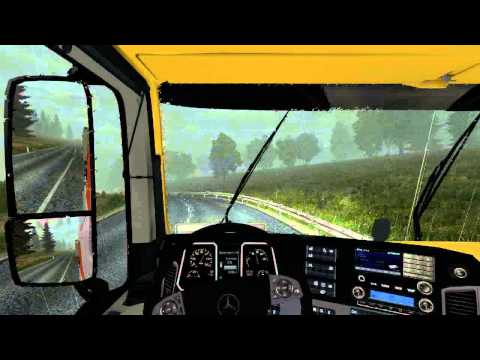 Euro Truck Simulator 2 Mercedes Actros MP4 Bratislava - Brno