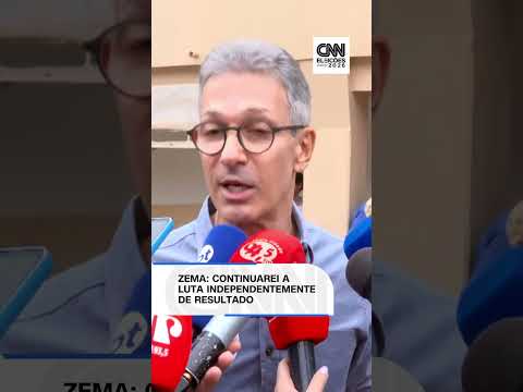 Zema: Continuarei a luta independentemente de resultado