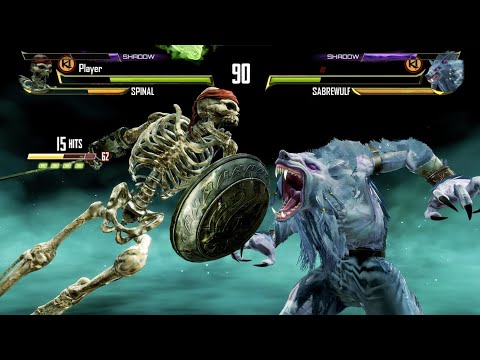Spinal Vs Sabrewulf (Very Hard) Ultra Combo - Killer Instinct