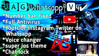 Antiban and antivirus Whatsapp apk download 2021 from AG moderations