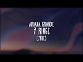 Ariana Grande - 7 Rings (Lyric Video) Ariana Grande - 7 Rings (Lyric Video)