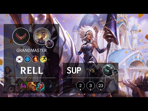 Rell Support vs Senna - KR Grandmaster Patch 12.2