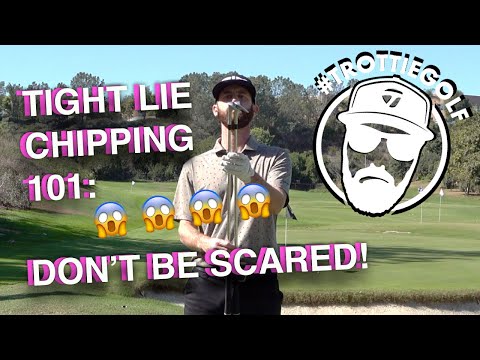 How To Chip From Tight Lies | TrottieGolf