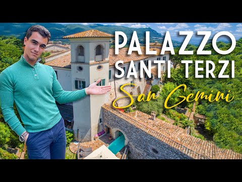 16TH-CENTURY PERIOD RESTORED MANSION FOR SALE IN UMBRIA, SAN GEMINI - PALAZZO SANTI TERZI IN VENDITA