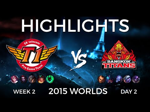 ★ H2K vs SKT | Highlights | Week 2 Day 2 - Group C | LoL World Championship 2015
