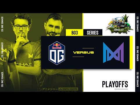 OG vs Team Nigma Game 2 (BO3) ESL One Summer 2021