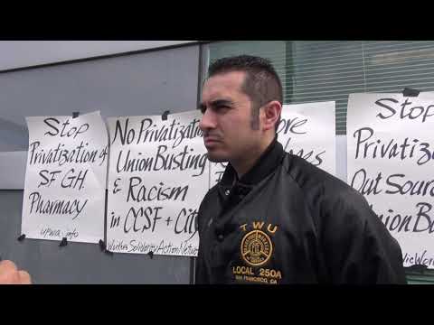 SF TWU 250a Transit Workers Suspended President  Roger Marenco Discusses Their Issues & Union