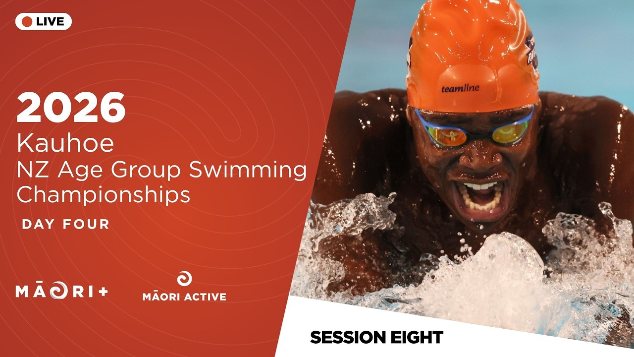 SWIMMING | 2026 NZ Age Group Swimming Champs |Day One | Session 8