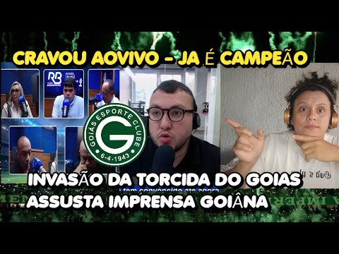 INVASÃO DA TORCIDA DO GOIAS  ASSUSTAR  IMPRENSA - ELES SAO FANÁTICOS #goias