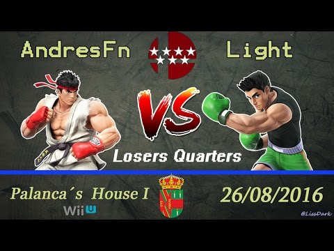 [Palanca´s House I] - AndresFn (Ryu) VS Light (Little mac), Losers Quarters