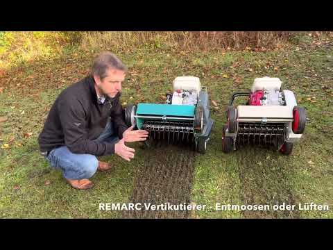 REMARC Cara Vertikutierer // Entmoosen oder Belüften // Einstellbar