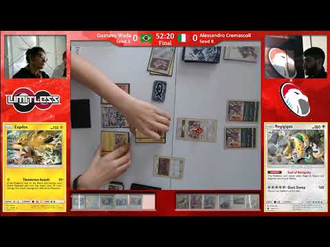 SPE Cannes TCG Finals - Gustavo Wada vs Alessandro Cremascoli (Pikachu/Zekrom vs Regigigas Stall)