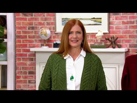 JMH Jewellery Sterling Silver and Gemstone Pendant with 28" Chain on QVC